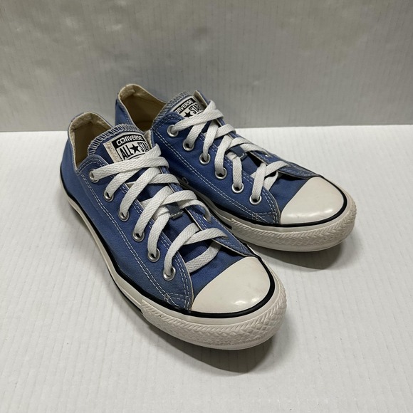 Converse Other - Converse Chuck Taylor All Star Low Shoes Mens 7 Blue Canvas Classic Sneakers